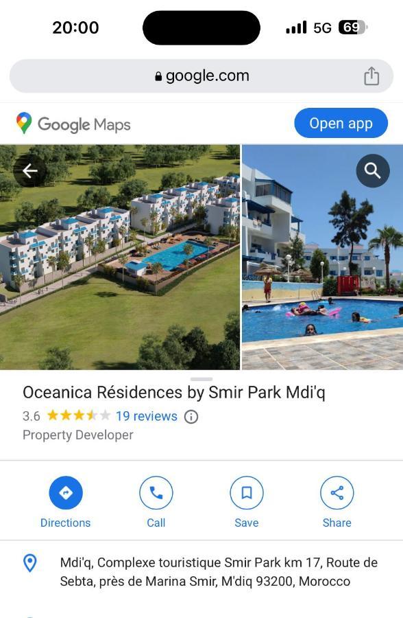 Smir Park Apartment Mdi'Q , Marina Smir, Oceanica Luaran gambar